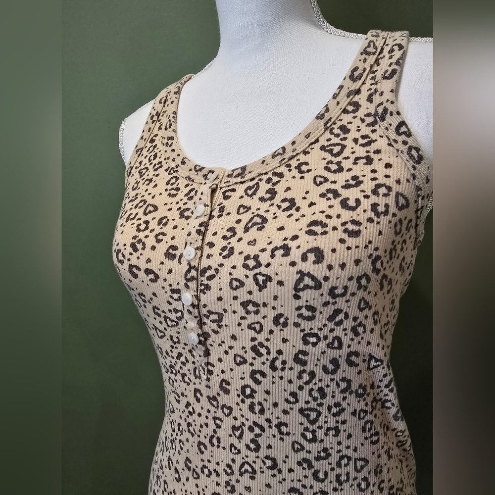 Aerie Leopard Print Sleeveless Top - Picture 5 of 8